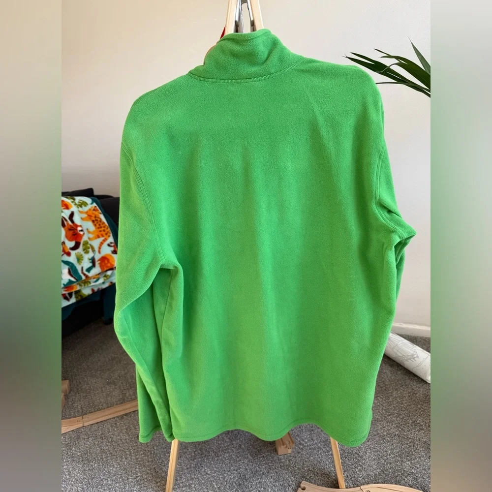 The North Face Quarter Zip Fleece Pullover Green Size L Men’s